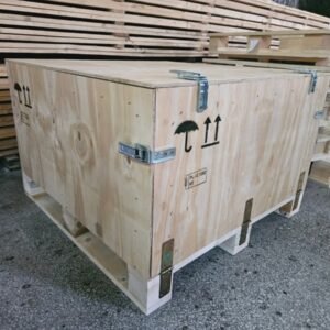 Skrzynia transportowa z otwieranym bokiem IPPC 1000x1000x666 mm